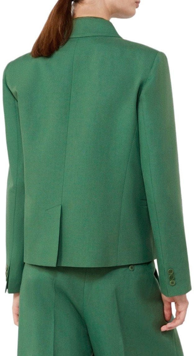 MAX MARA WEEKEND NEMBI DOUBLE-BREASTED BLAZER Groen