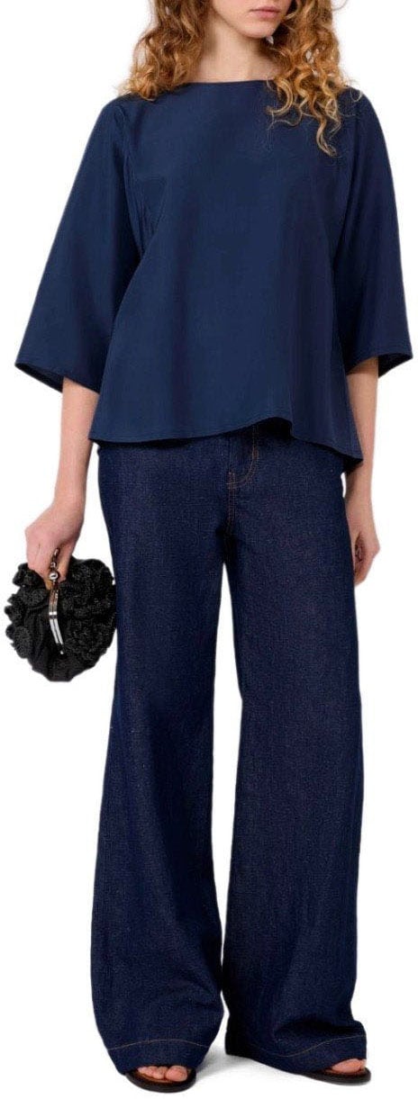 MAX MARA WEEKEND FASTOSO BLOUSE Blauw