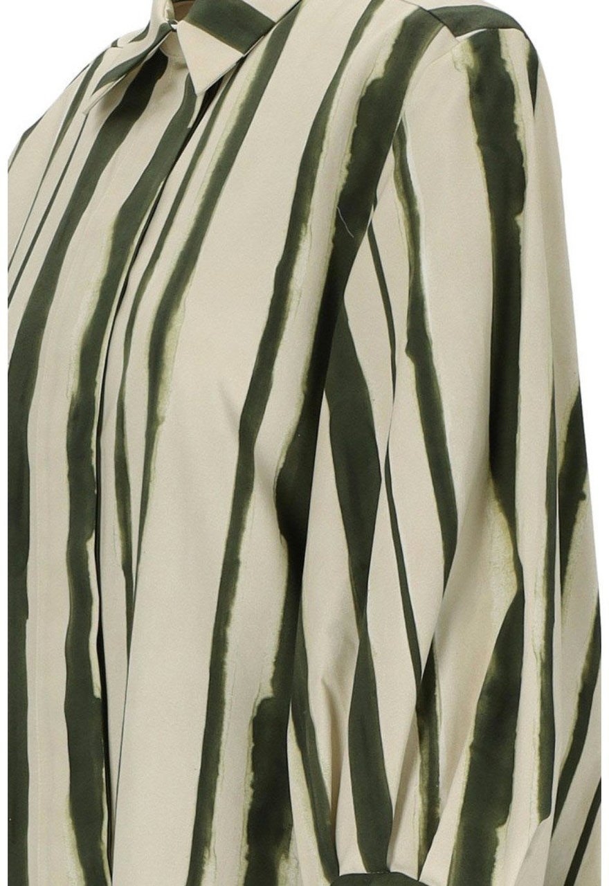Max Mara MM MAX MARA FALDA CREAM SHIRT DRESS Groen