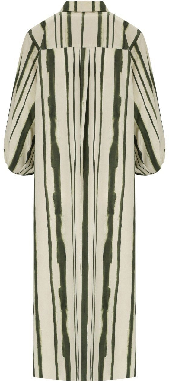 Max Mara MM MAX MARA FALDA CREAM SHIRT DRESS Groen
