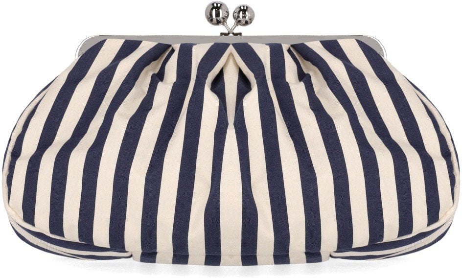 Max Mara MAX MARA WEEKEND PASTICCINO CACHI LARGE CLUTCH Blauw