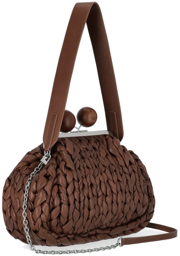 Max Mara MAX MARA WEEKEND PASTICCINO ALIBERO MEDIUM CLUTCH Bruin