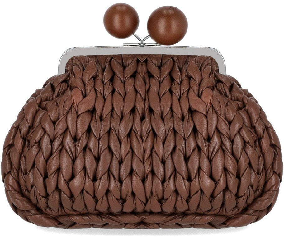 Max Mara MAX MARA WEEKEND PASTICCINO ALIBERO MEDIUM CLUTCH Bruin
