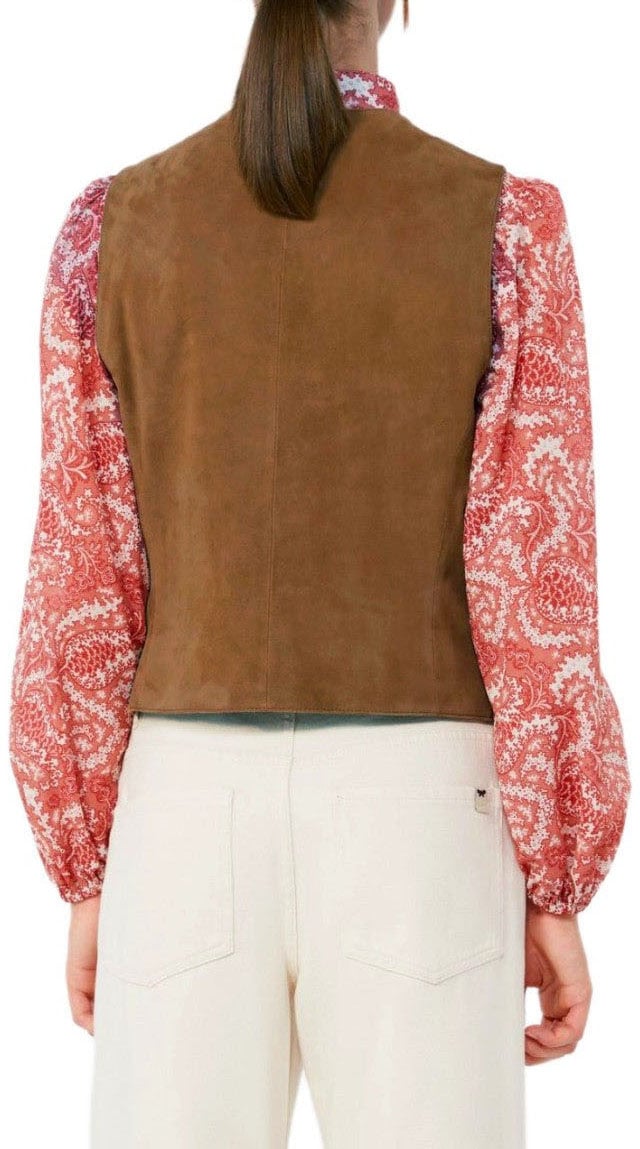 MAX MARA WEEKEND VETUSTA VEST Bruin