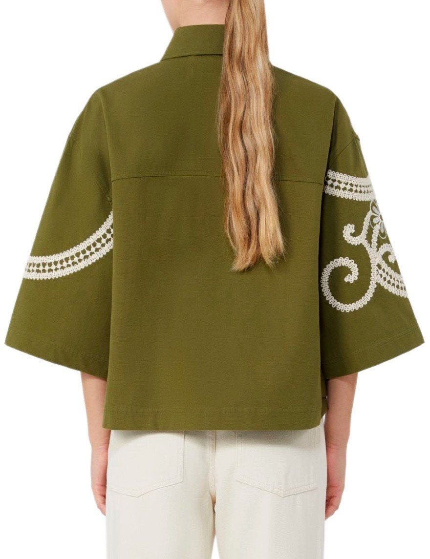 MAX MARA WEEKEND COMO SHIRT JACKET Groen