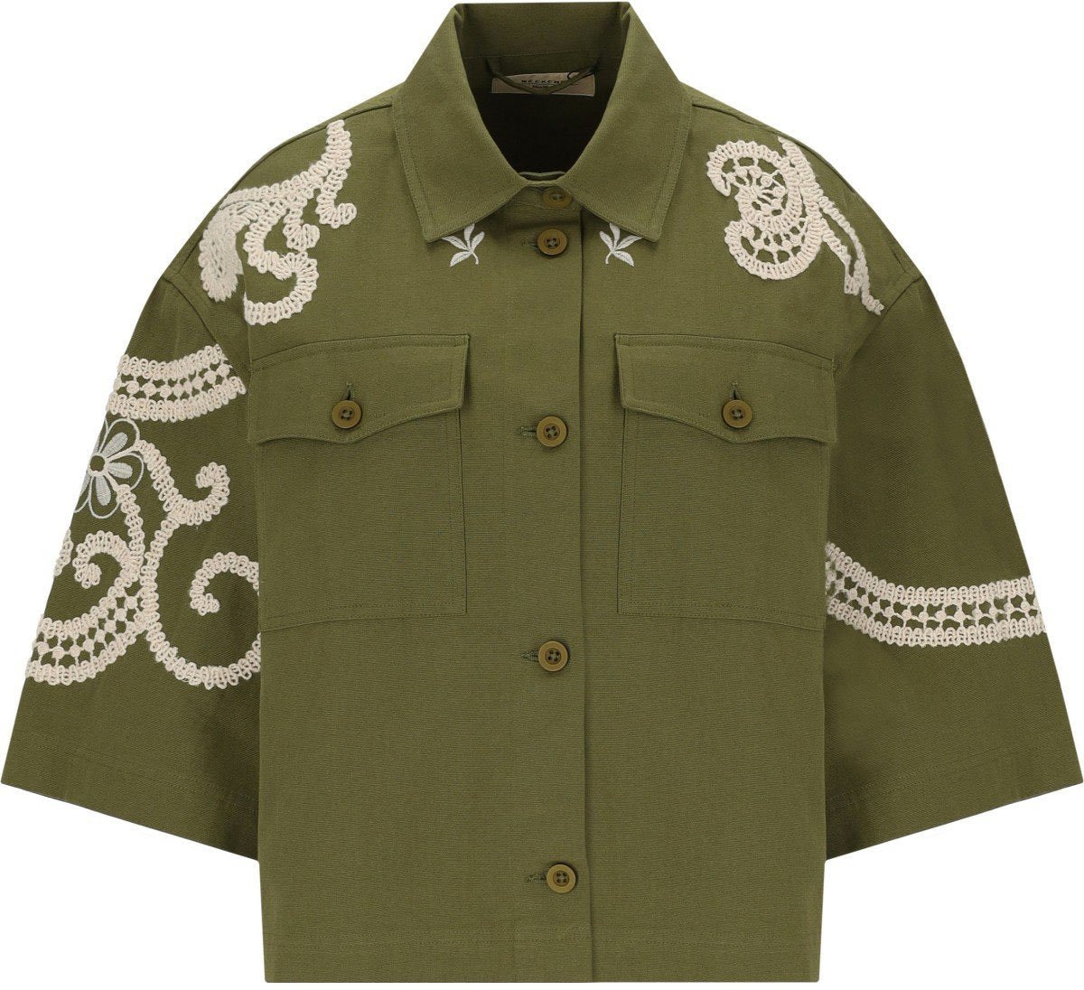 MAX MARA WEEKEND COMO SHIRT JACKET Groen
