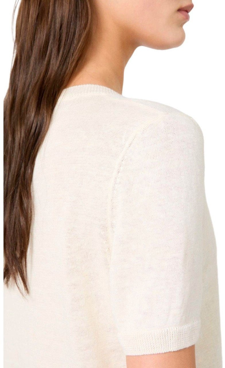 MAX MARA WEEKEND PANCONE ECRU TOP Wit