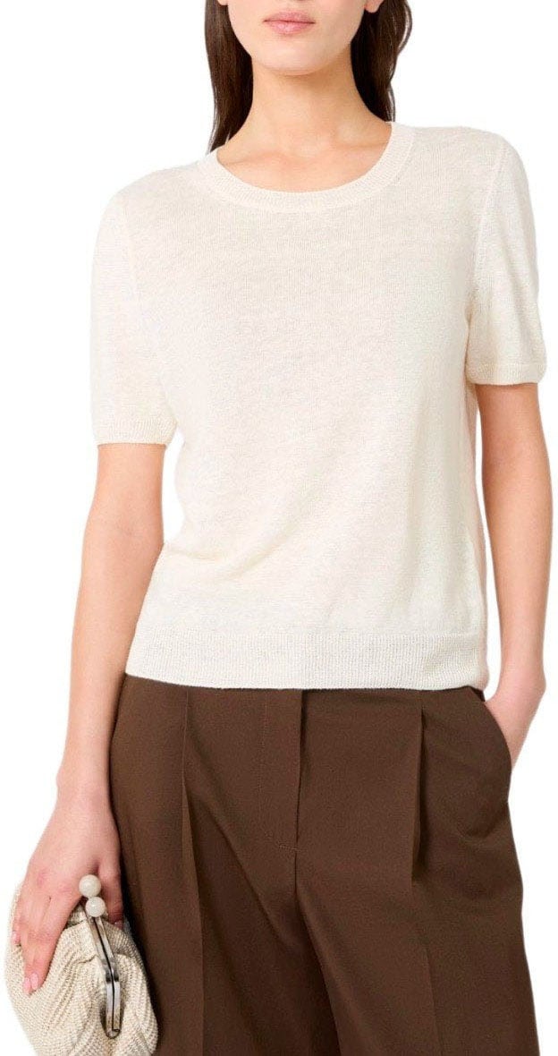 MAX MARA WEEKEND PANCONE ECRU TOP Wit