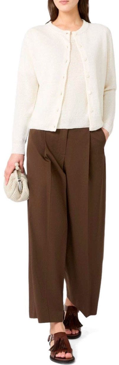 MAX MARA WEEKEND PANCONE ECRU TOP Wit