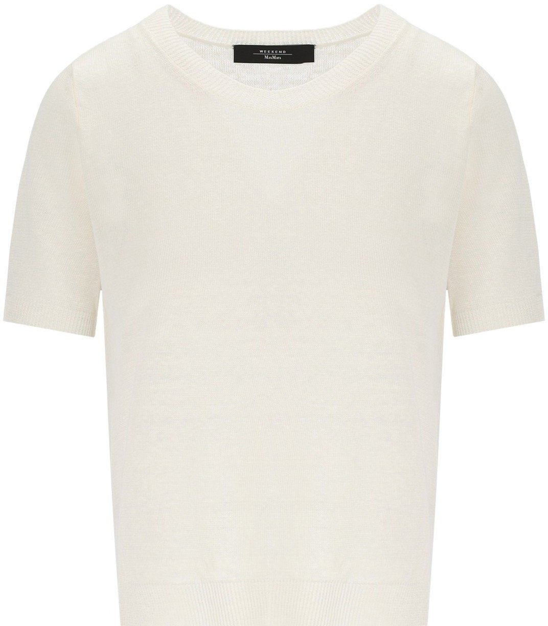 MAX MARA WEEKEND PANCONE ECRU TOP Wit