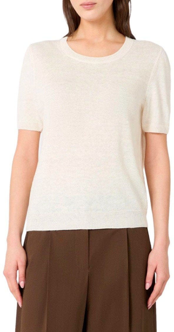MAX MARA WEEKEND PANCONE ECRU TOP Wit