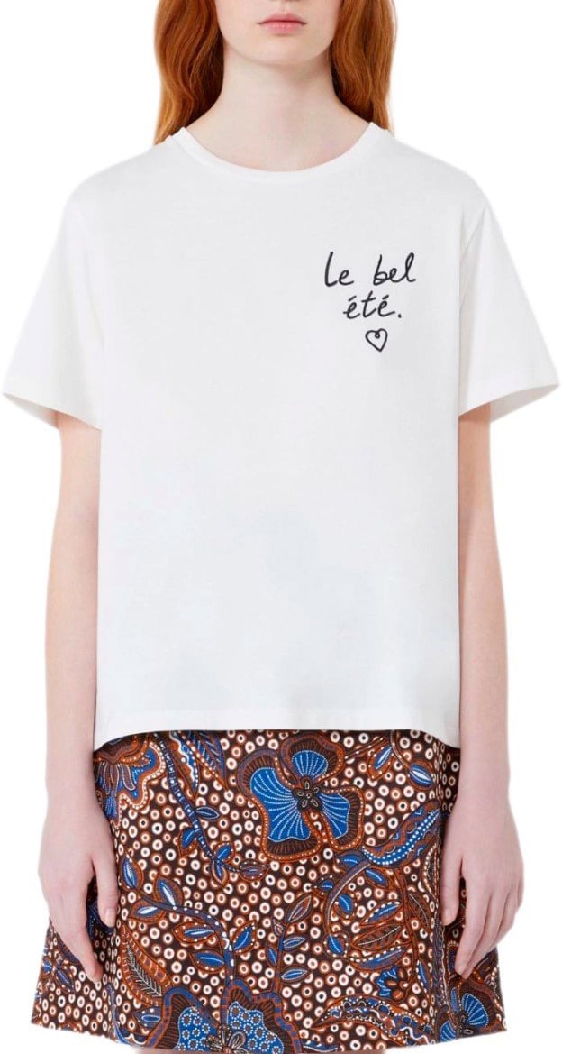 MAX MARA WEEKEND BORA T-SHIRT Wit
