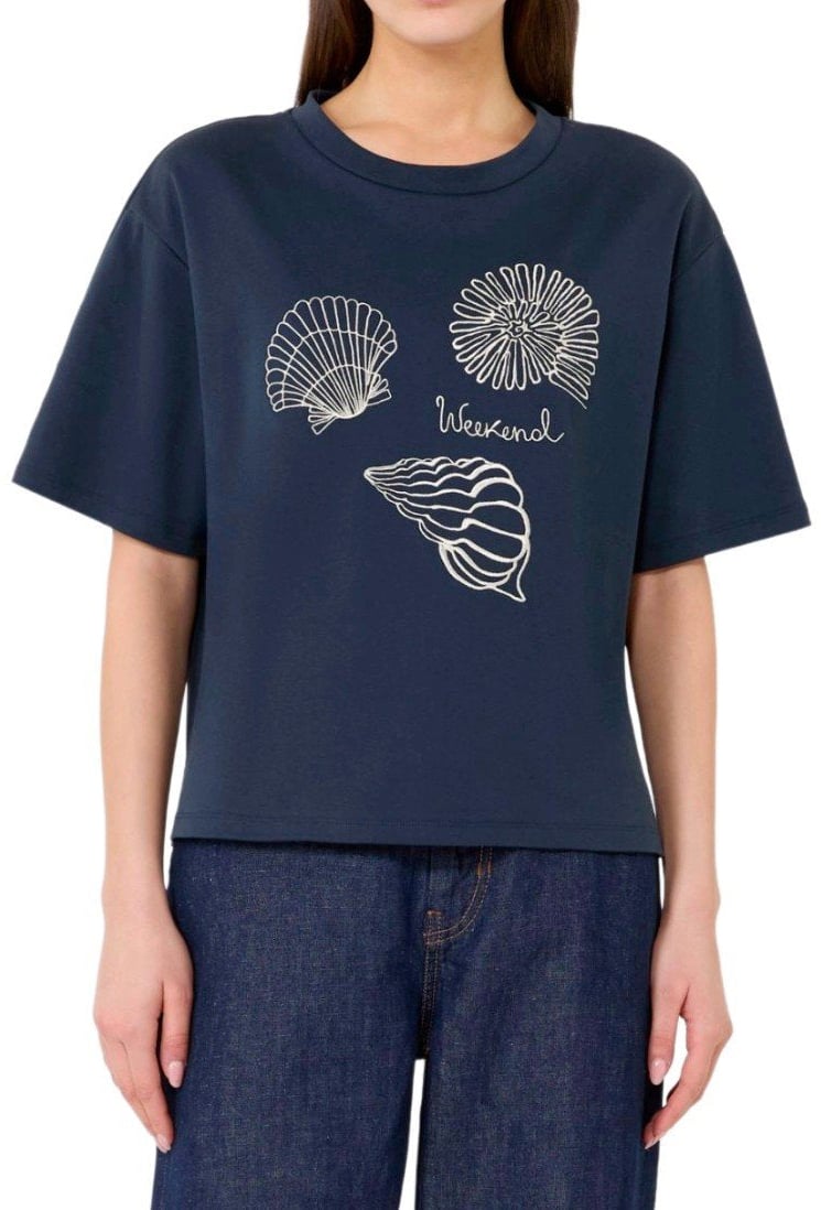 MAX MARA WEEKEND SABATO T-SHIRT Blauw