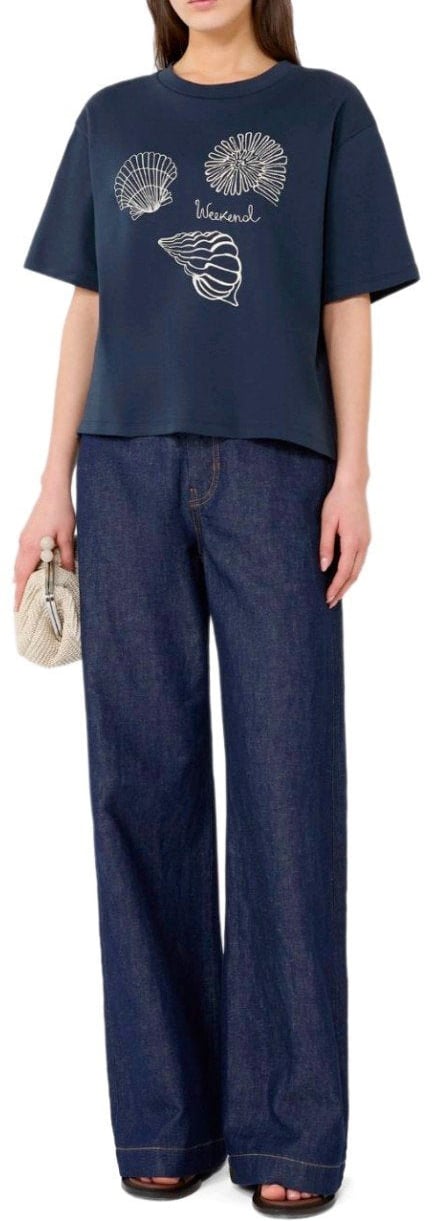 MAX MARA WEEKEND SABATO T-SHIRT Blauw