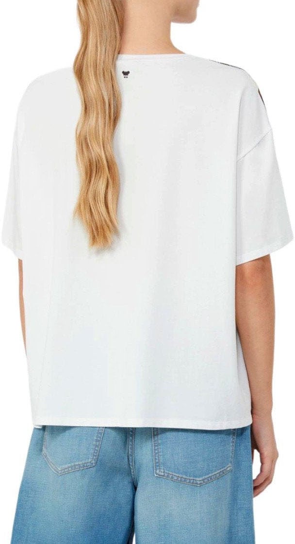 Max Mara MAX MARA WEEKEND PAMPAS FLORAL T-SHIRT Wit
