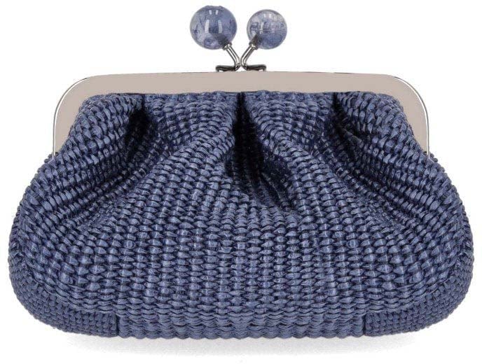 Max Mara MAX MARA WEEKEND PASTICCINO PALMAS SMALL CLUTCH Blauw