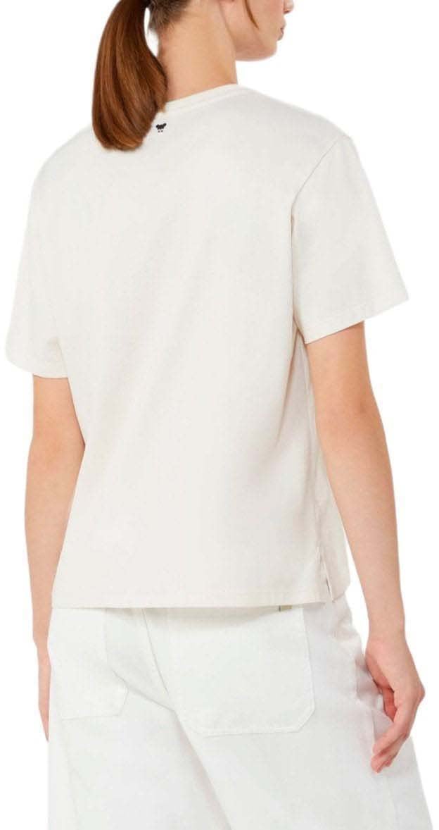 MAX MARA WEEKEND PANTERA ECRU T-SHIRT Wit