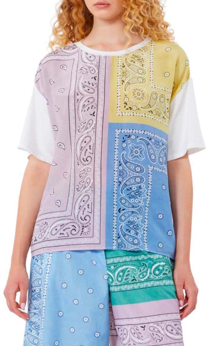 MAX MARA WEEKEND PAMPAS T-SHIRT Wit
