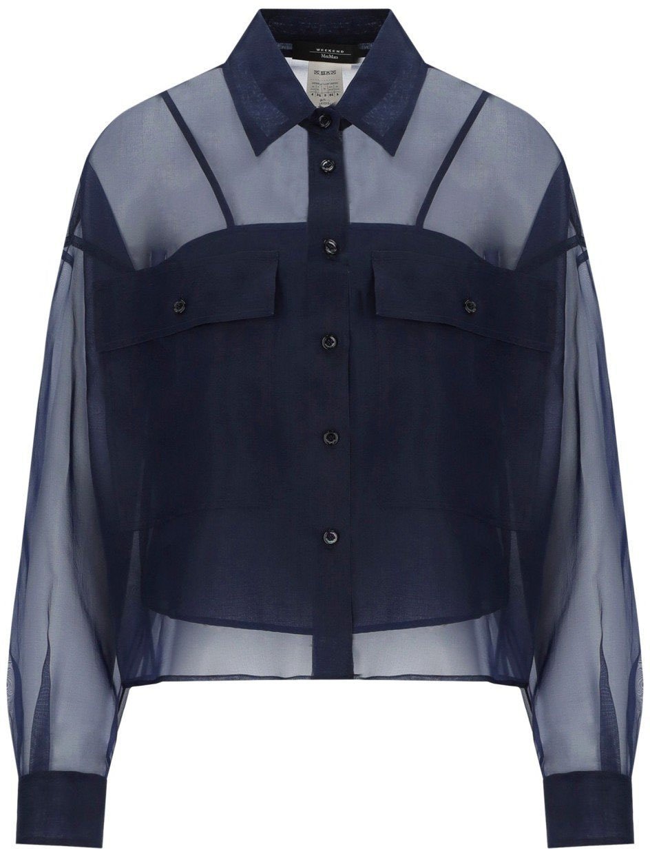 MAX MARA WEEKEND COLOMBA SHIRT Blauw