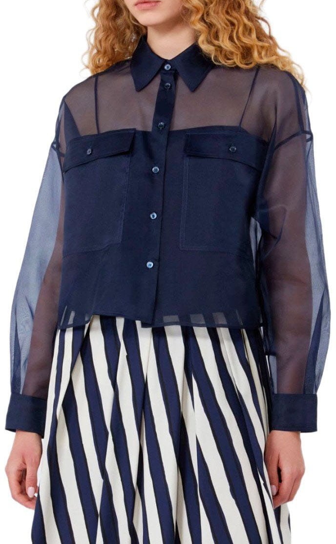 MAX MARA WEEKEND COLOMBA SHIRT Blauw