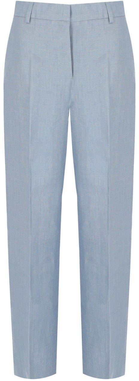 MAX MARA WEEKEND MALIZIA LIGHT BLUE PANTS Lichtblauw