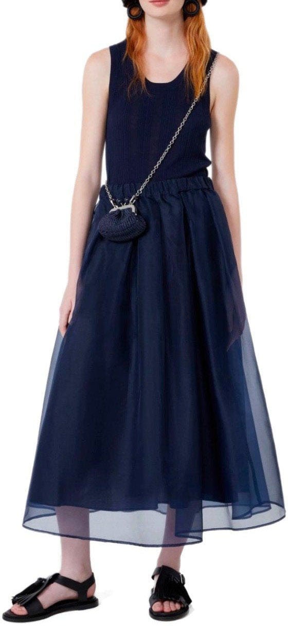 MAX MARA WEEKEND VISINO SKIRT Blauw