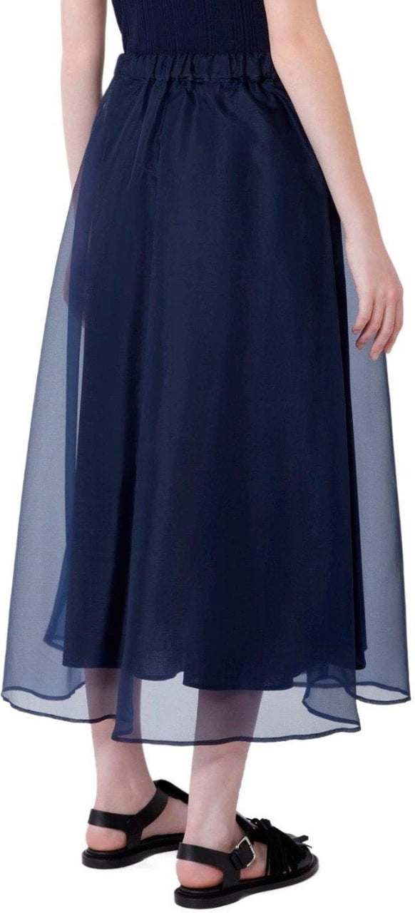 MAX MARA WEEKEND VISINO SKIRT Blauw