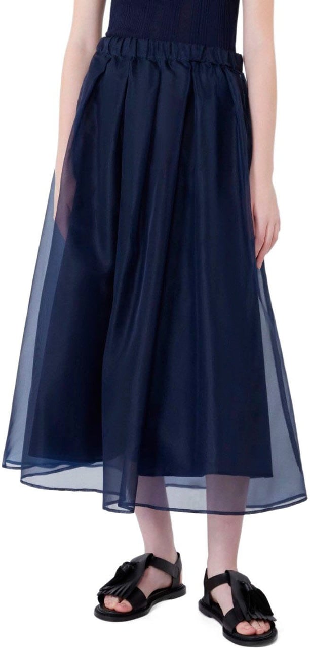 MAX MARA WEEKEND VISINO SKIRT Blauw