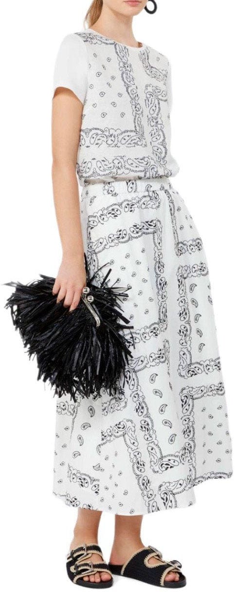 MAX MARA WEEKEND CARAVAN SKIRT Wit
