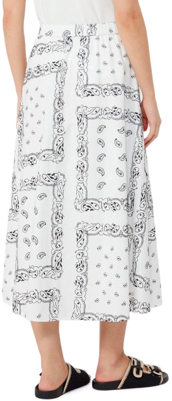 MAX MARA WEEKEND CARAVAN SKIRT Wit