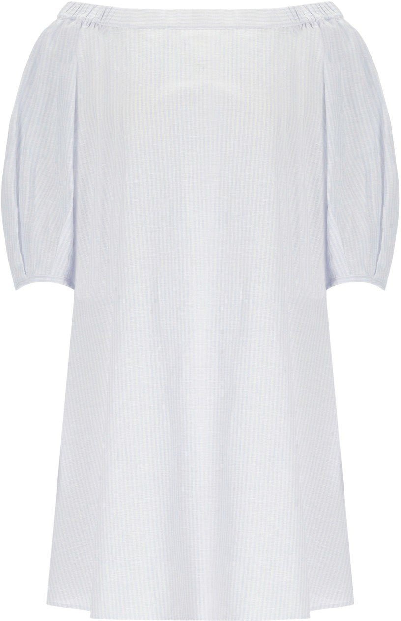 Max Mara MM MAX MARA FUGGITO LIGHT BLUE DRESS Lichtblauw
