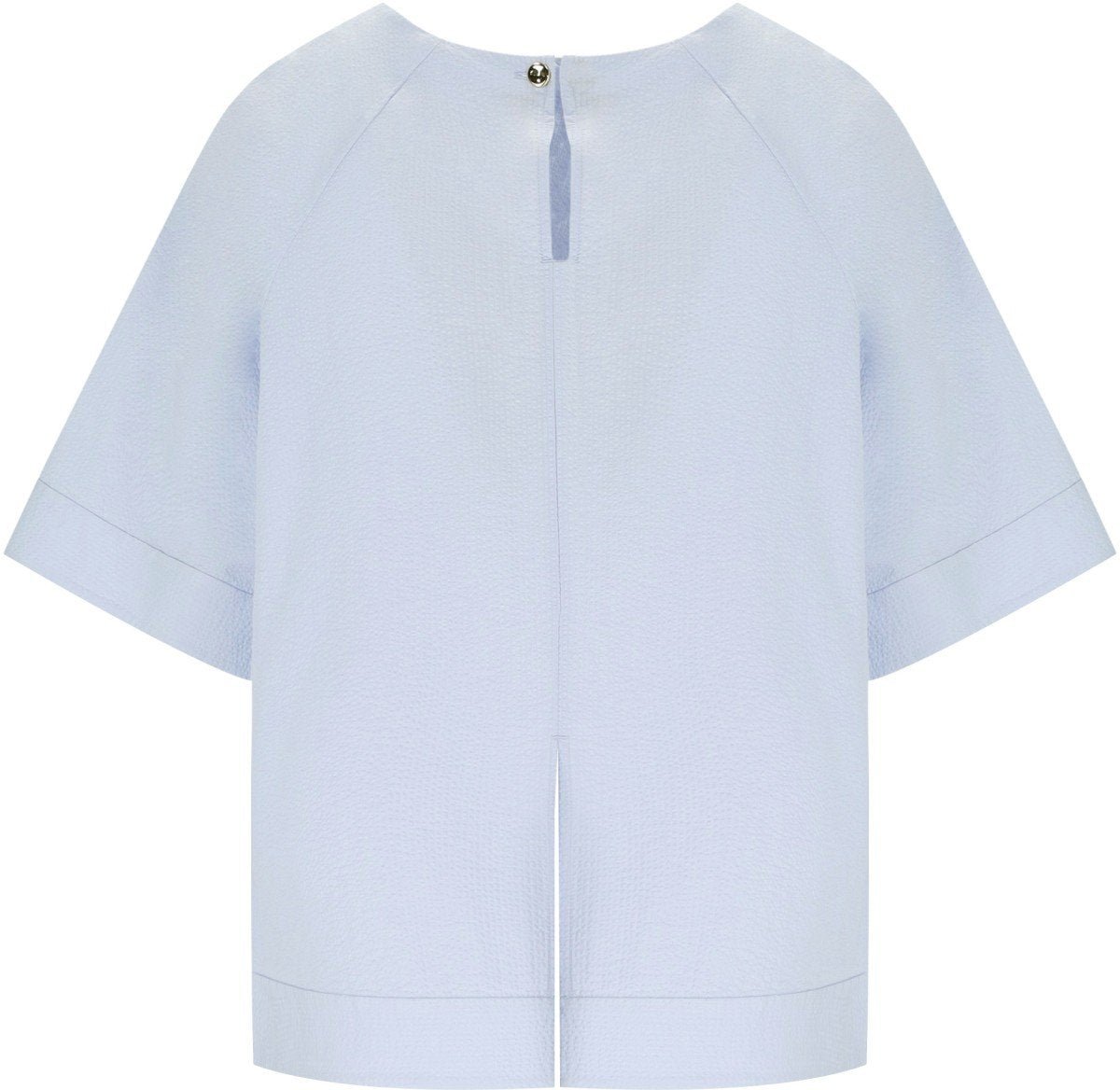 Max Mara MM MAX MARA RIDENTE LIGHT BLUE BLOUSE Lichtblauw