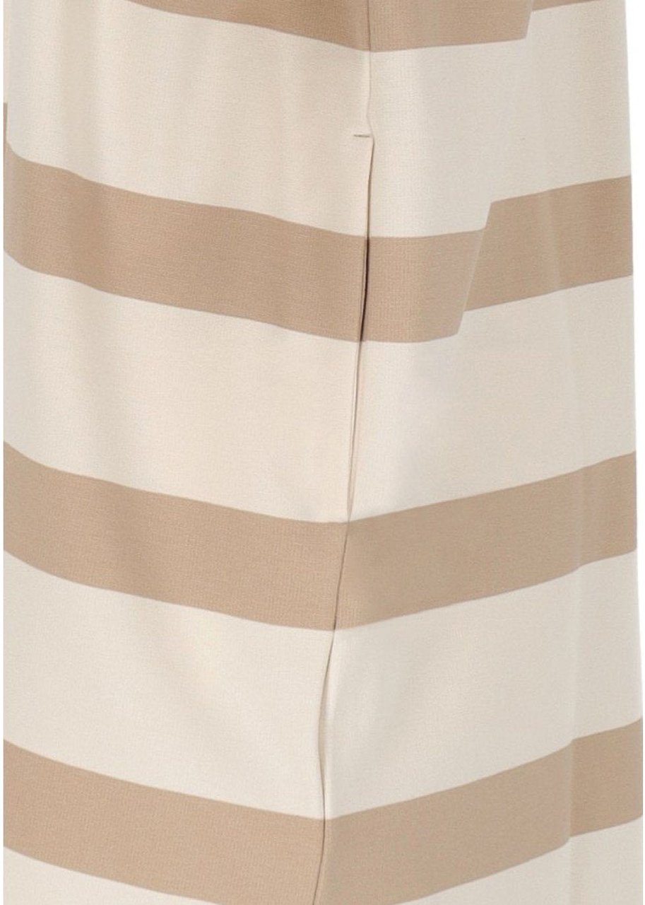 Max Mara MM MAX MARA MELA STRIPED DRESS Beige