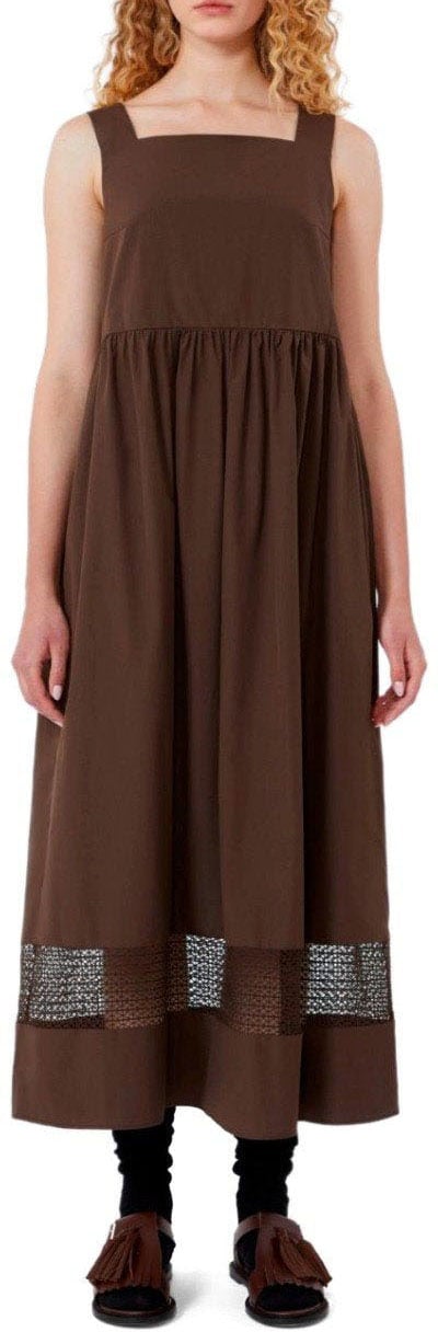 Max Mara MAX MARA WEEKEND GOLA CHOCOLATE DRESS Bruin