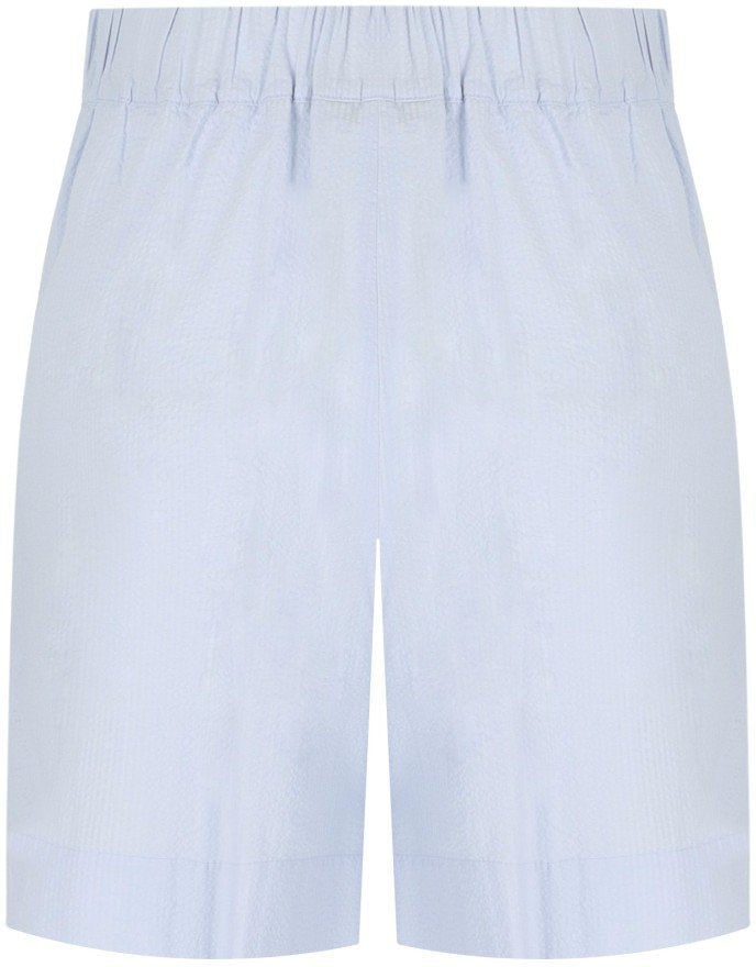 Max Mara MM MAX MARA BALTA LIGHT BLUE BERMUDA SHORTS Lichtblauw