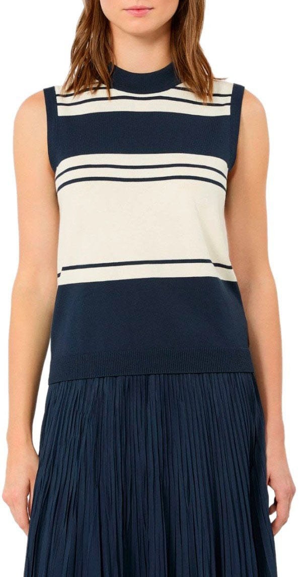 MAX MARA WEEKEND NAZIONE WHITE TOP Blauw