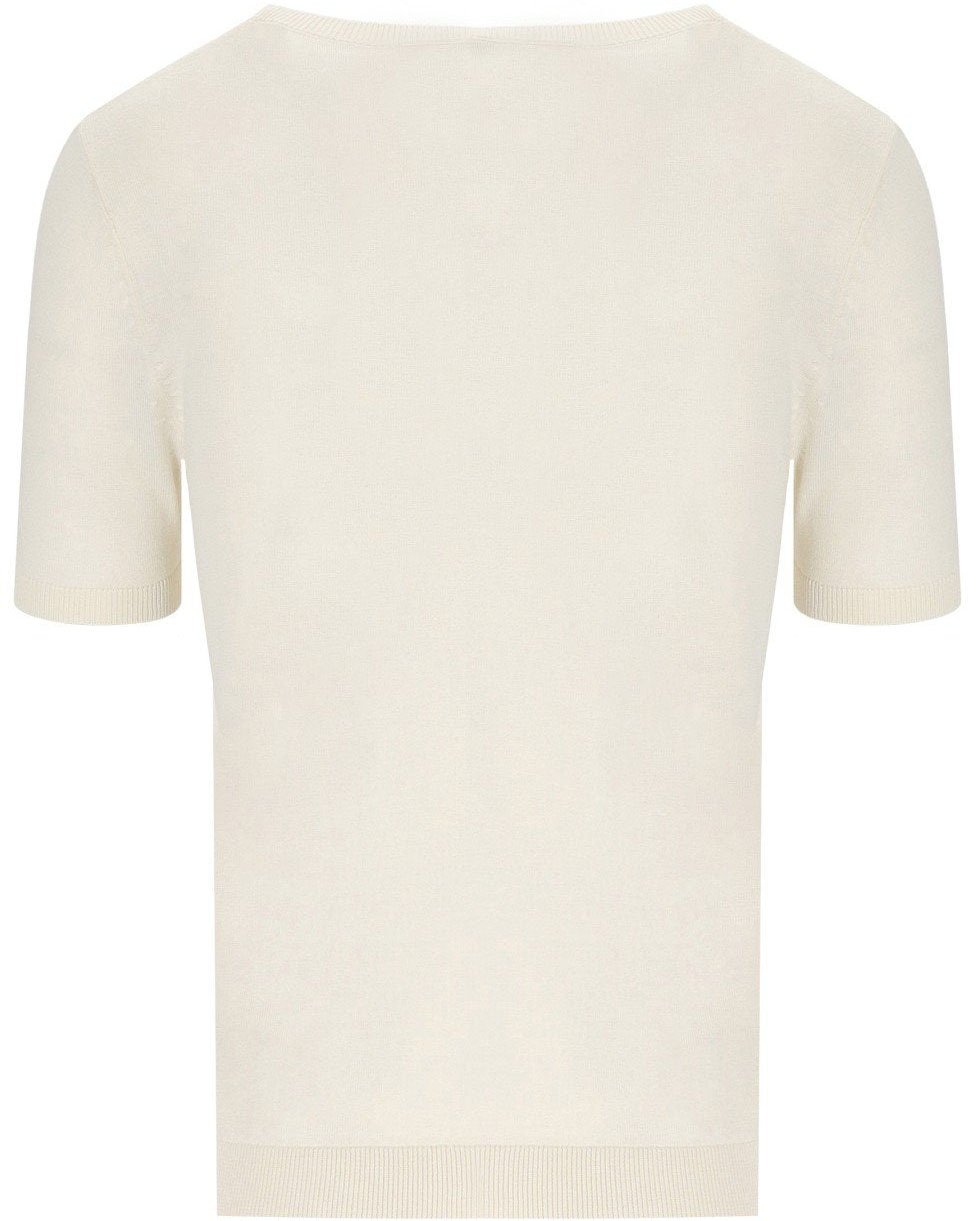 MAX MARA WEEKEND AGRO ECRU TOP Wit