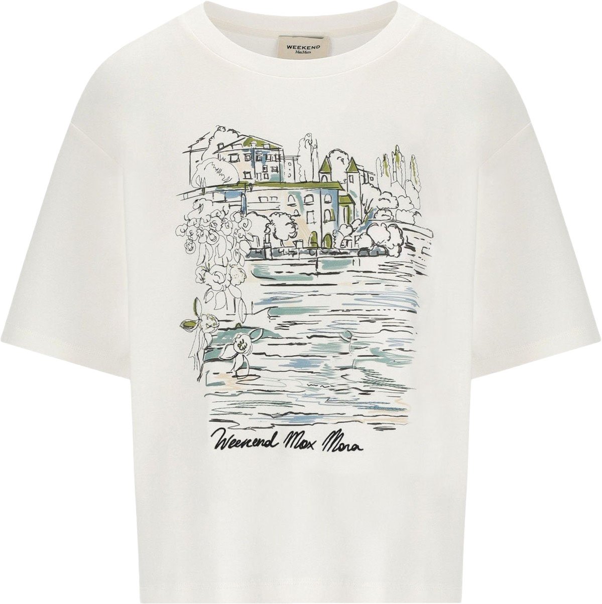 MAX MARA WEEKEND SALA T-SHIRT Wit