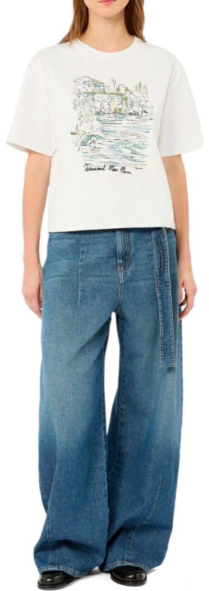 MAX MARA WEEKEND SALA T-SHIRT Wit