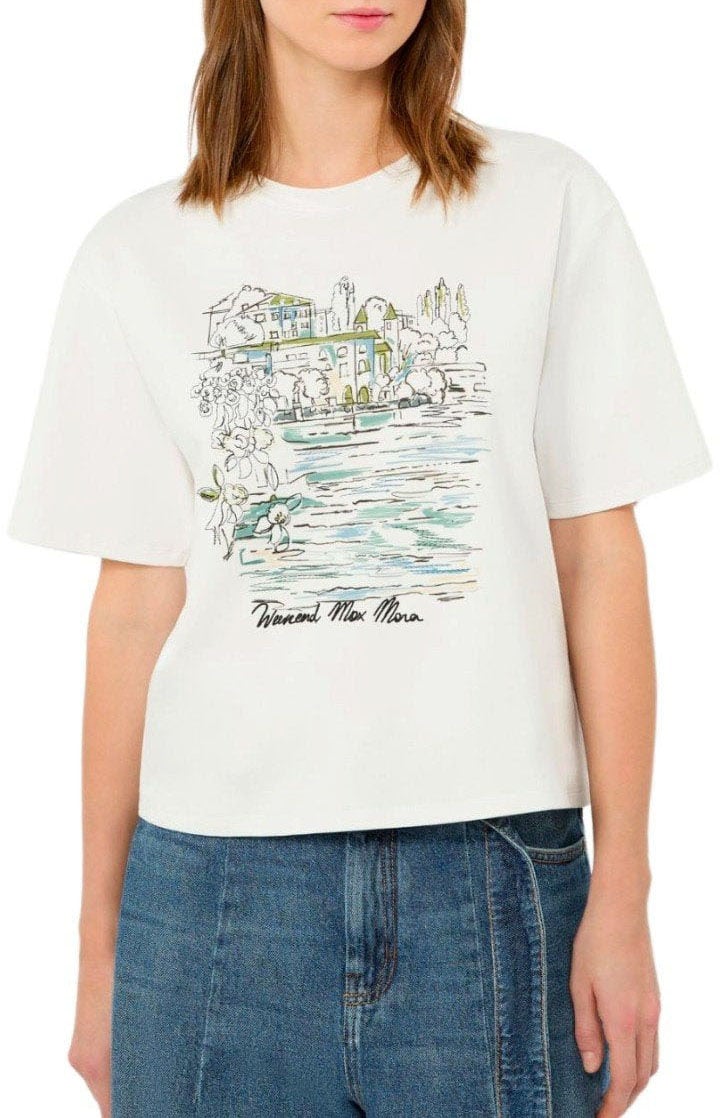 MAX MARA WEEKEND SALA T-SHIRT Wit