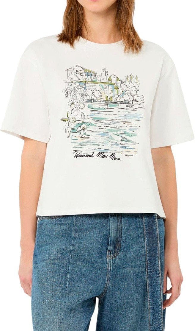 MAX MARA WEEKEND SALA T-SHIRT Wit