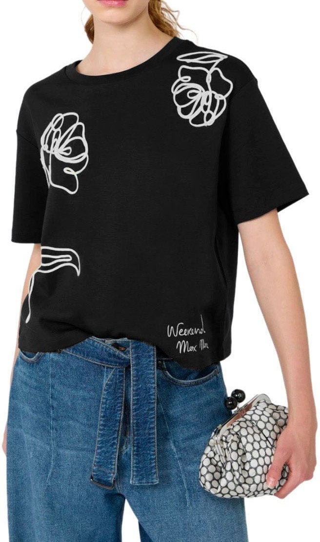 MAX MARA WEEKEND SALA T-SHIRT Zwart
