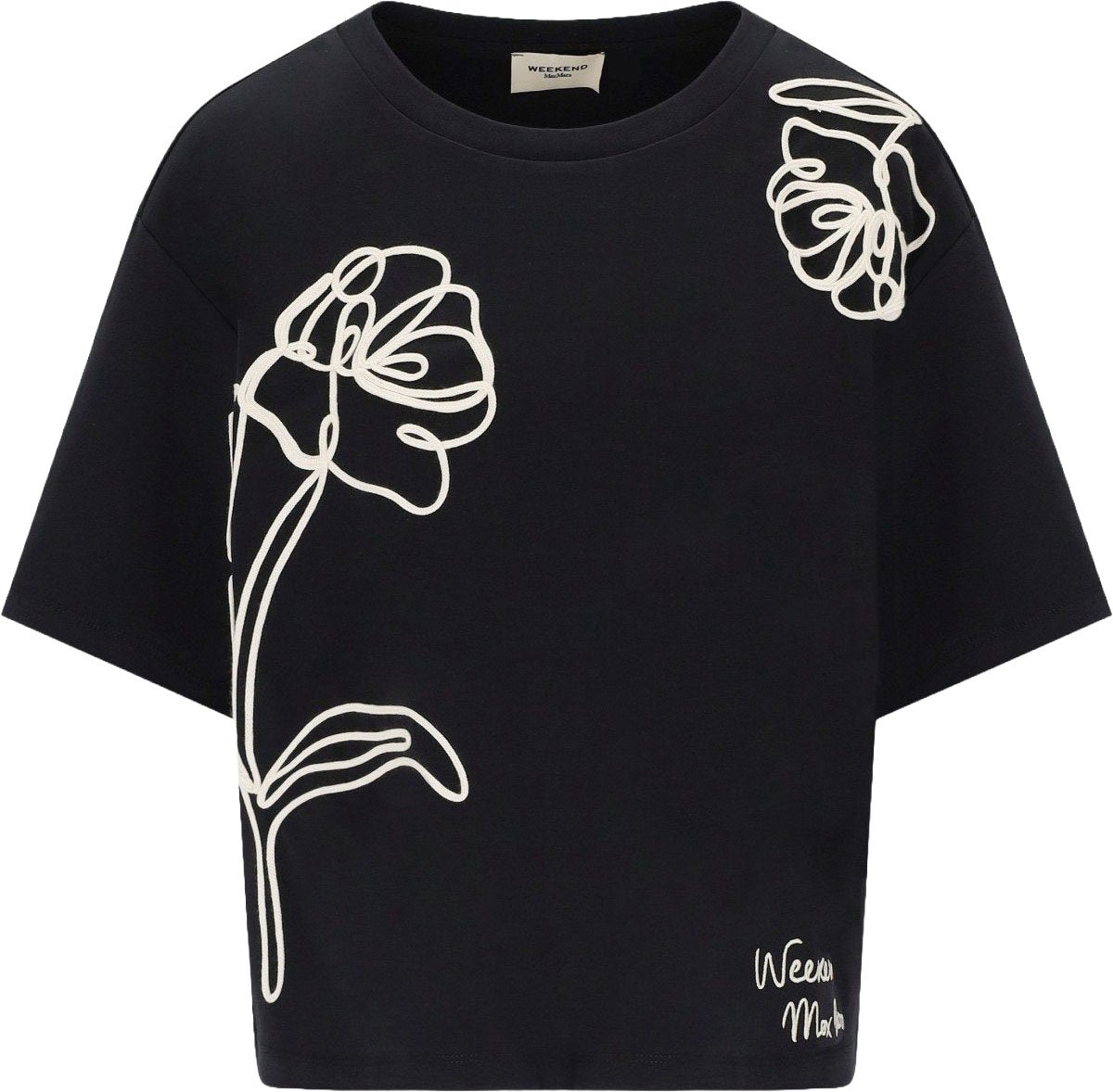 MAX MARA WEEKEND SALA T-SHIRT Zwart