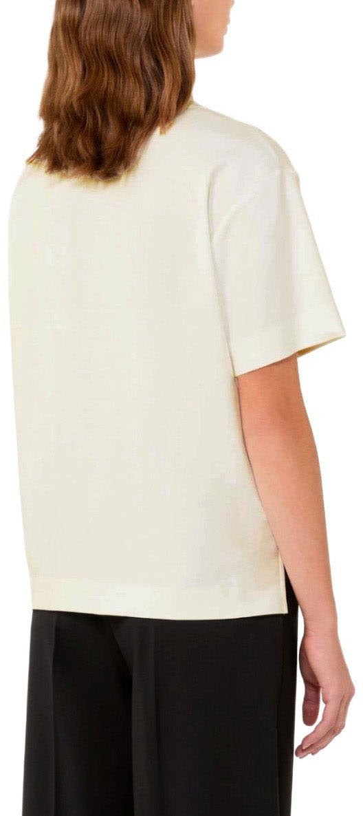 Max Mara T-SHIRT MULTID ECRU MAX MARA WEEKEND Wit