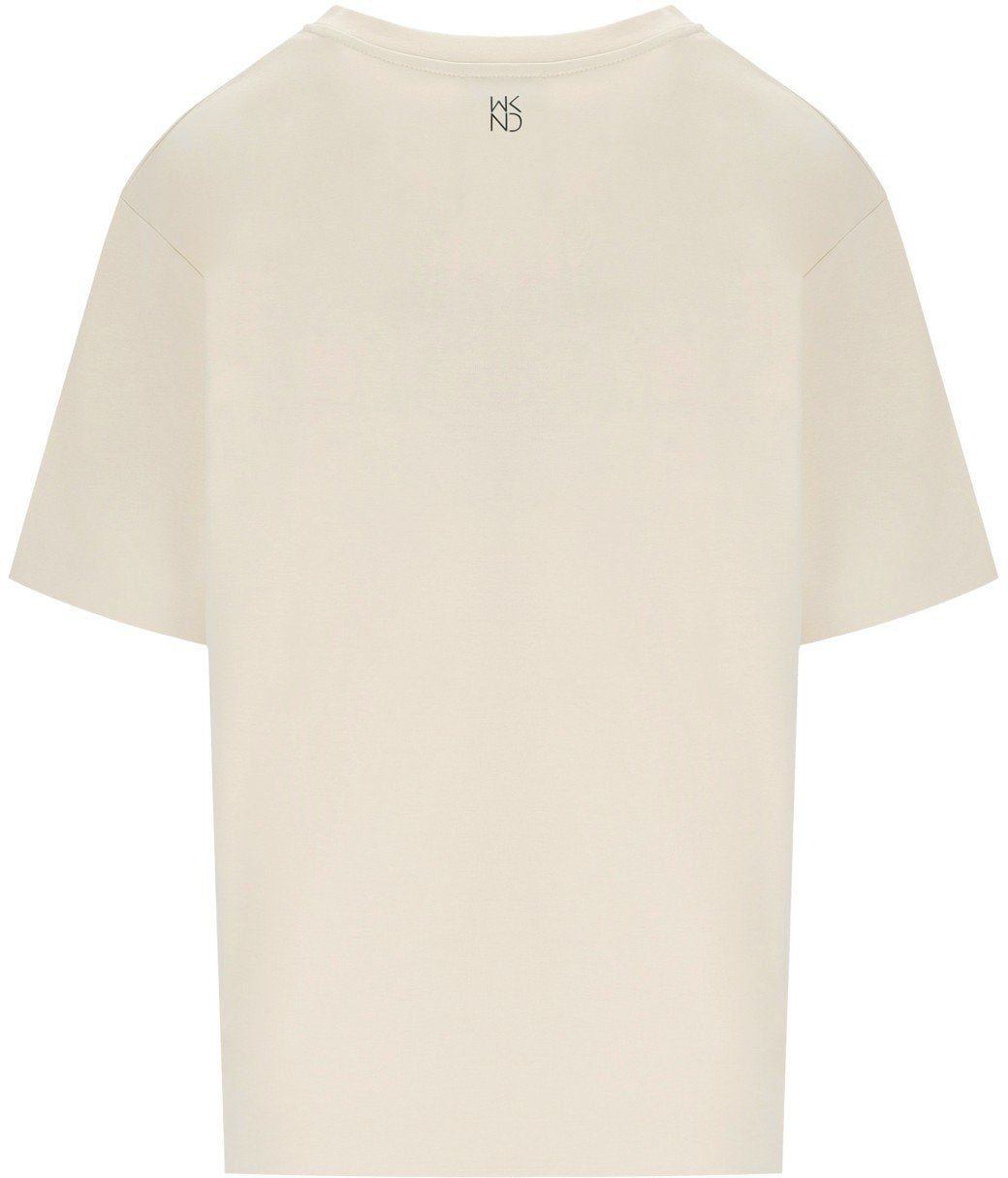 Max Mara T-SHIRT MULTID ECRU MAX MARA WEEKEND Wit