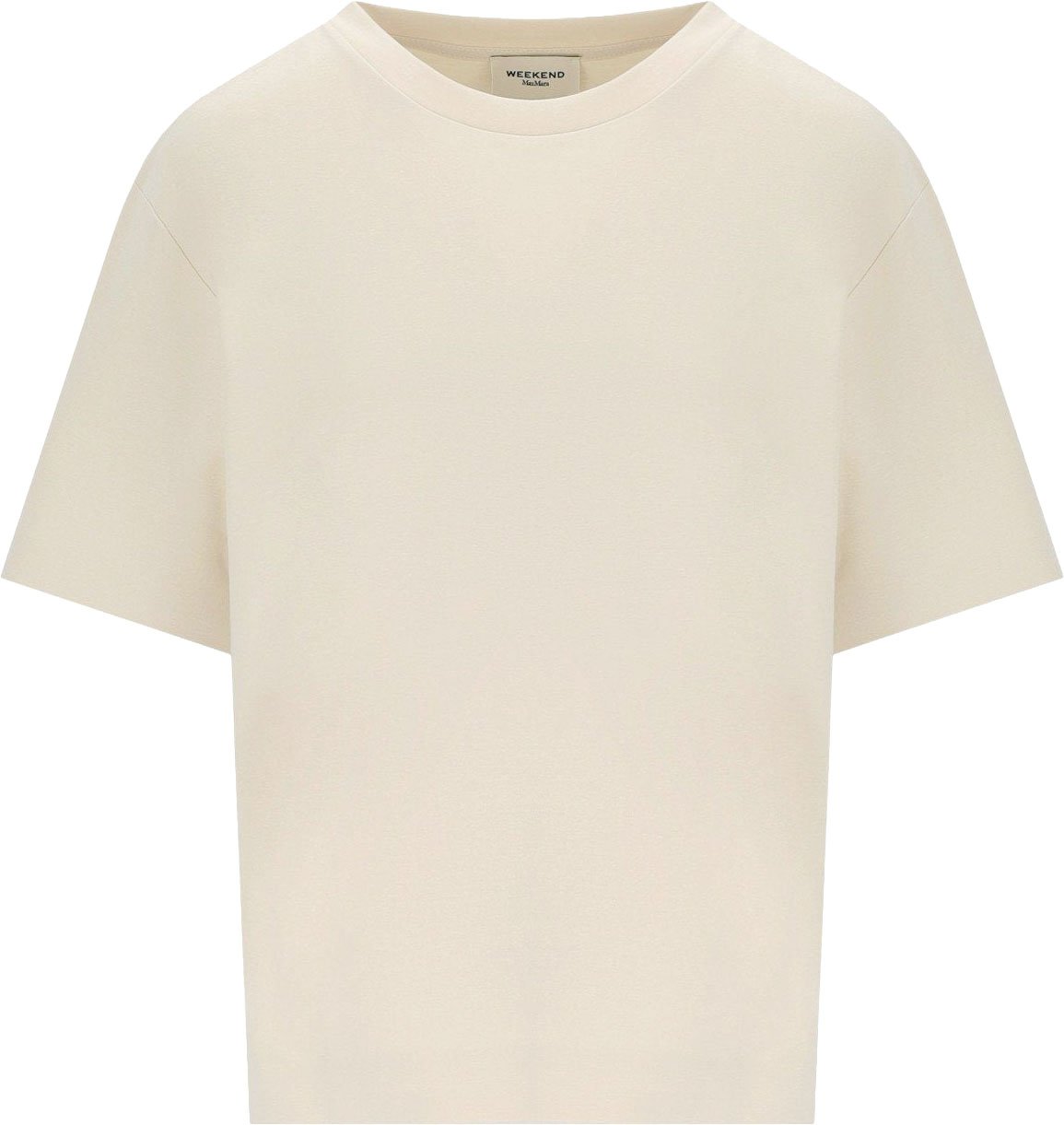 Max Mara T-SHIRT MULTID ECRU MAX MARA WEEKEND Wit