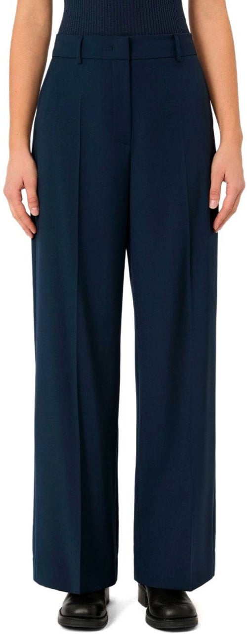 MAX MARA WEEKEND VISIVO TROUSERS Blauw
