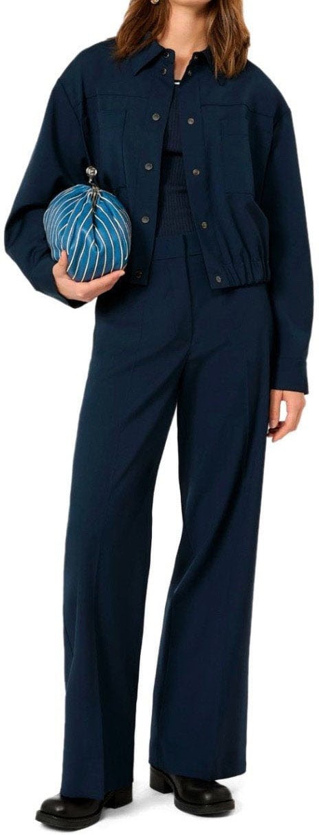 MAX MARA WEEKEND VISIVO TROUSERS Blauw