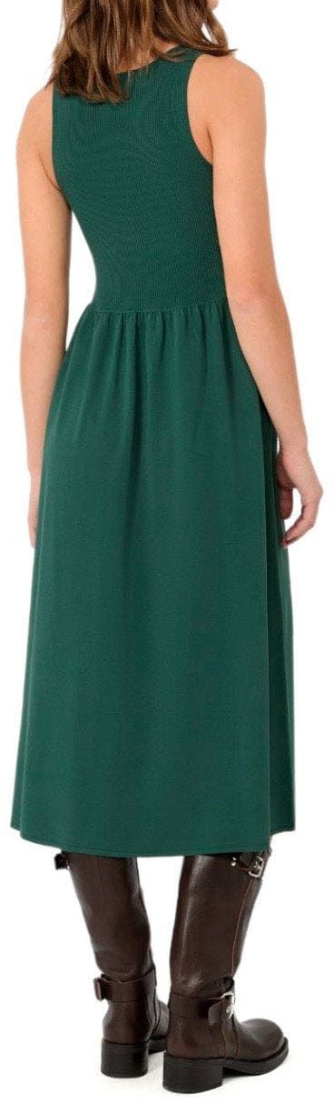 MAX MARA WEEKEND CALIBRI KNITTED DRESS Groen