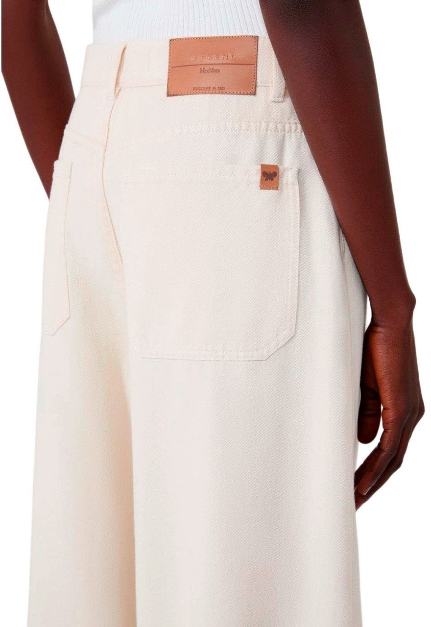 MAX MARA WEEKEND CANNETI ECRU JEANS Wit
